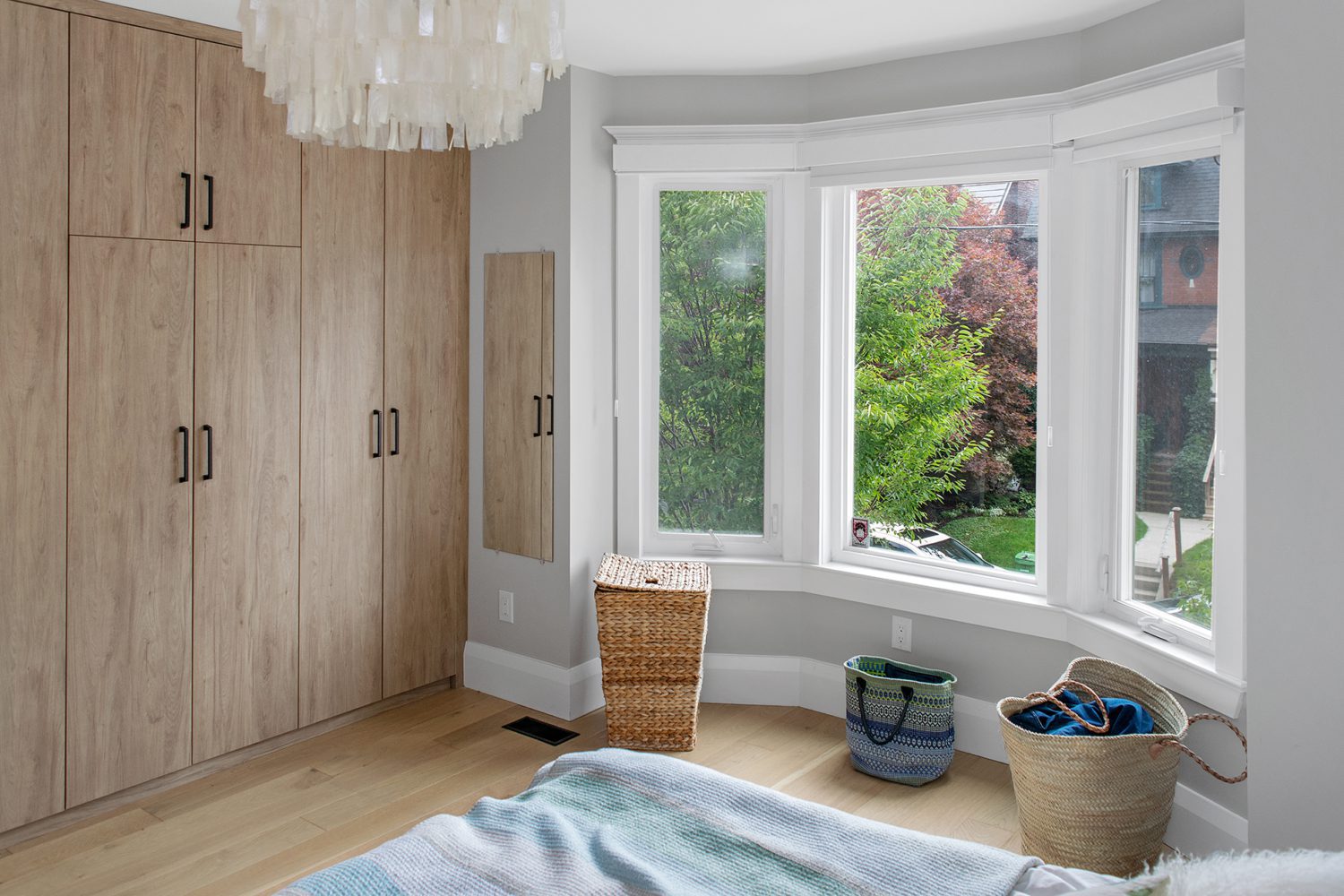 Roncesvalles Toronto Full Home Renovation - Custom Millwork Master Bedroom