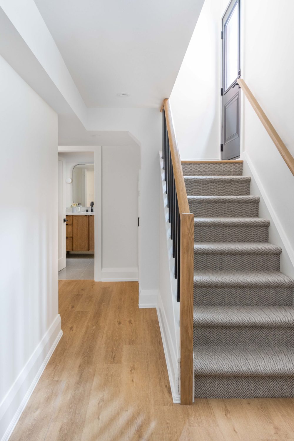 Brockton Village Toronto Home Renovation Front Entrance and Stairs