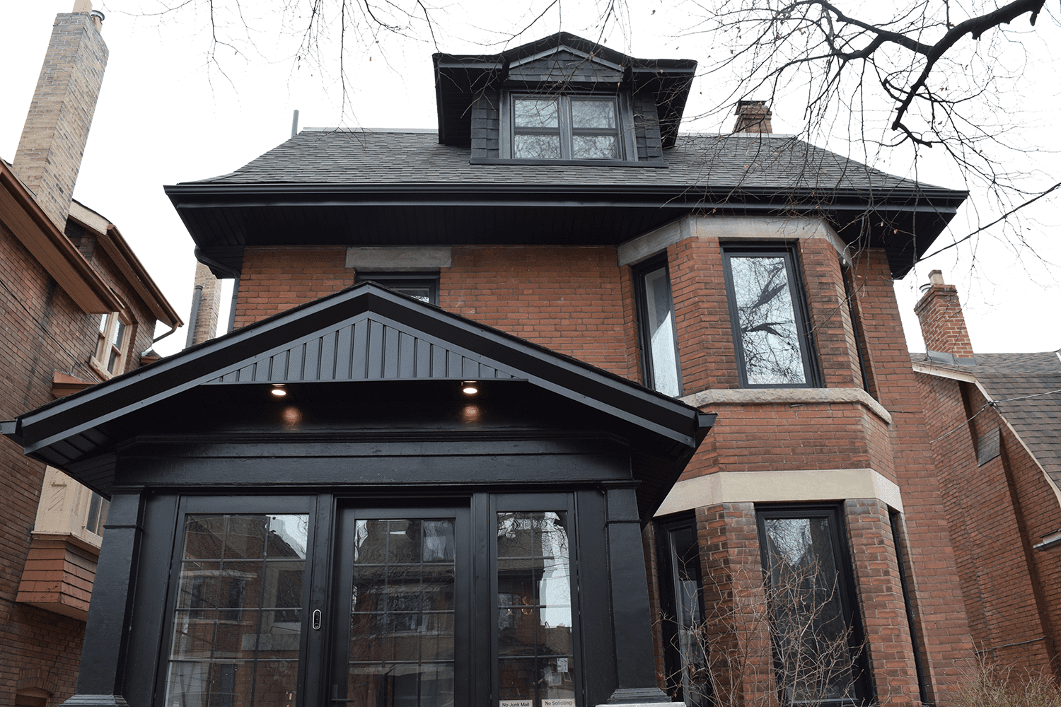 Toronto home renovation front addition