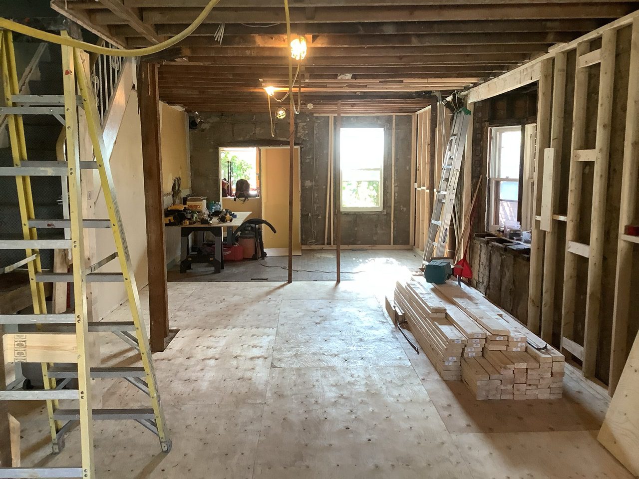 Toronto full home renovation, down to the studs