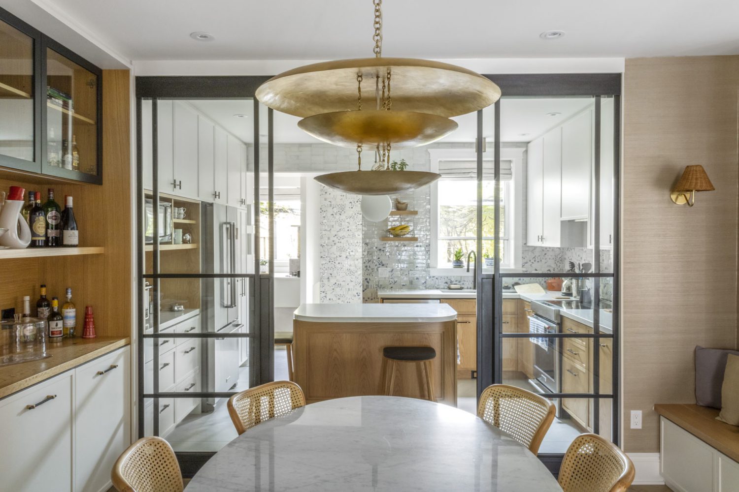 Corso Italia, Toronto First-floor home renovation, dining room and kitchen